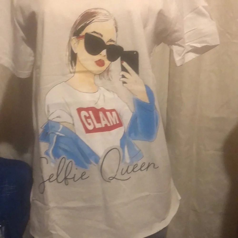 cute print T-shirt - Picture 3 of 4